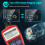 OBDII CAN Diagnostic Scan Tool for Engine Fault Codes and 6