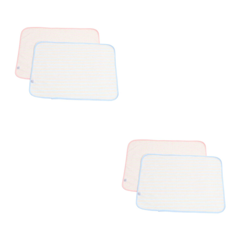 Villcase 4Pcs Cotton Baby Changing Pads Waterproof Mat For Home And Nursing Use