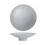 Ripple Pattern Pedestal Serving Bowl Ceramic Fruit Snack Bowl Decorative Tableware for Kitchen Dining 1