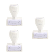 3Pcs White Plastic Lash Stamp for Women Eyelash Practice and Extension