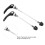 Aluminium Bike Skewer Set – Front & Rear, Quick Release 4