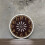 Vintage Style Wall Clock Dial Light Brown Plastic with Clear Numbers for Reading Home Decor 4