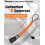 Anti Theft Steering Wheel Lock with 3 Keys, Orange, Key Lock Type 2