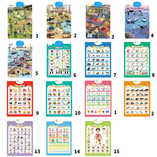 Interactive Wall Chart Toy for Toddlers Cognitive 2