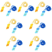 14Pcs Kids Jump Rope Set Wooden Handle Assorted Color Exercising Ropes