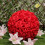 Pomander en soie artificielle rose 20 cm 3