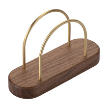Wood Coffee Filter Paper Holder Storage Rack