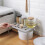 Expandable Stackable Kitchen Cabinet Shelf Organizer – Space-Saving Cupboard, Plate, Dish, Pantry & Bathroom Shelf Organizer, Foldable, Compatible 6