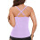 Women's V-neck bikini top solid color padded lightweight 4
