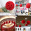 Pomander en soie artificielle rose 20 cm 5