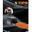 Anti Theft Steering Wheel Lock with 3 Keys, Orange, Key Lock Type 6