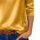Women's draped neck blouse 3/4 sleeve solid 4