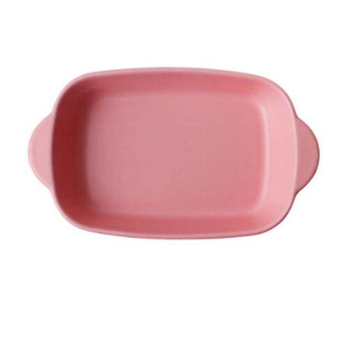 NICEXMAS 36Pack Ceramic Baking Tray Pink Rectangular Handle Design for Baking Cooking Meal Preparation Home Cooks 2
