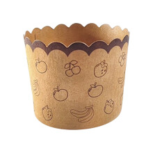 Small Kraft Paper Cupcake Liners, Muffin Cups – Heat-Resistant to 220C, Grease-Proof, Easy Release, 50 pcs – Compatible with standard muffin