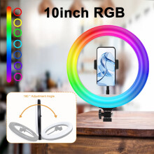 Dual-Phone Tripod Stand for Live Streaming, Meetings & Travel – 67" Adjustable Foldable Iron Tripod with 2 Mounts, Compatible with Smartphones