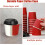 Espresso Cups with Lids 4 oz 50 pcs Ripple Insulated 2