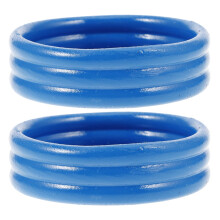 Blue Resin Dollhouse Swimming Pool, Immersive Beach Party Decor, 2Pcs