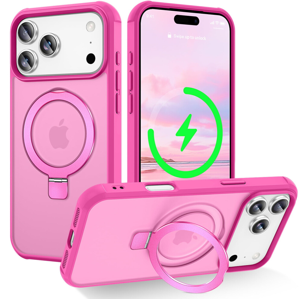 Iphone 17 Pro Max Case Magnetic Ring Stand Magsafe Drop 9132278424606