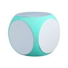 Dry Erase Dice, 4x4 Inches Multipurpose Colorful Write On Wipe Off Dry Erase Blocks, White Boards Dice Cubes for Numbers
