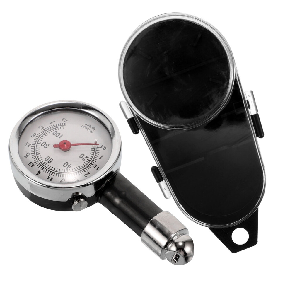 Truck Tire Pressure Gauge Portable Car Tire Pressure Monitor 1Pack 4.9X2.4x1.4in Black 9170372323142