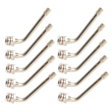 10Pcs Truck Wheel Valves Stems Corrosions Resistant Copper TR545D Valves Stem for 22.5" & 24.5" Aluminum Wheels