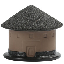 Original Tulou Teapot Tea Strainer Without Holes, Personalized Creative House-Shaped Tea Pet Tea Leaf Filter