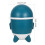 Plastic Rocket Shape Trash Bin with Lid Large Capacity Garbage Can for Bedroom and Office 2