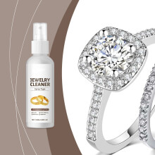 Gentle Jewelry Cleaner for Rings, Necklaces & Earrings – Non-Toxic, Quick-Cleaning Liquid, 100ml, Multicolor