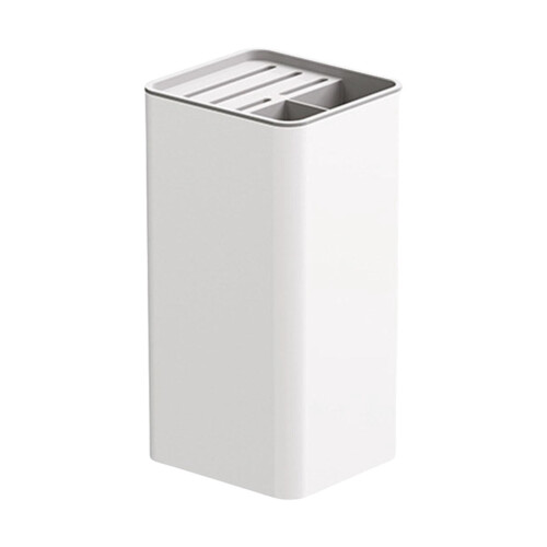 Kitchen Organizer Holder Storage Silverware Box for Flatware Peelers Whisks white 2