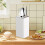 Kitchen Organizer Holder Storage Silverware Box for Flatware Peelers Whisks white 6