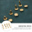 Upholstery Rivets Golden 40 Sets 8