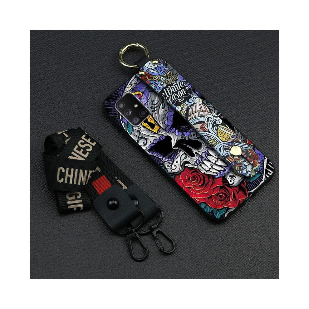 Phone Case For Compatible With Samsung Galaxy A71 5G Â Shockproof, Waterproof, Dirt-Resistant, Graffiti Design With Lanyard & Kickstand 9027700625600