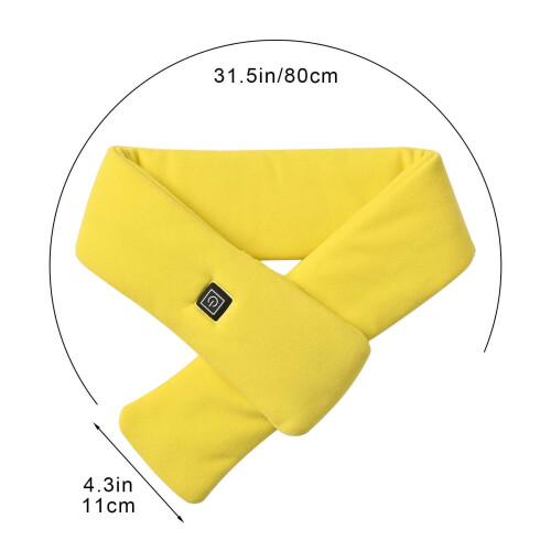 Vyhřívaný šátek s USB, 3 nastavení teploty, lehký, unisex 2
