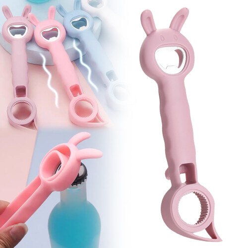 4-in-1 Multi-Function Opener Tool (2025) - Practical Can/Jar/Bottle Opener for Jelly Containers, Wine Bottles, Nail Puller & Kitchen Gadgets 1
