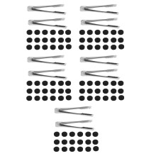 5Ensembles Charbon Pour Grilling Rapide Métal Noir Usage Polyvalent