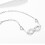 Sterling Silver Zircon Infinite Love Bracelet 8-Shaped 4