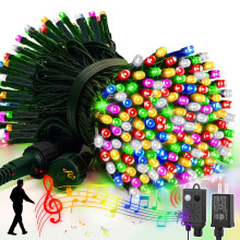 33ft Christmas Mini Lights with Stepless Dimming, 100 LED Fairy String Light for Indoor/Outdoor, Compatible with Xmas Tree, Wedding, Party