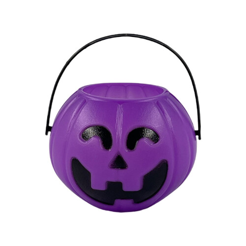 Κουβάς 6" για το Halloween με θέμα το κόλπο ή το κέρασμα – Καλάθι με γλυκά Jack O'Lantern 3D με
