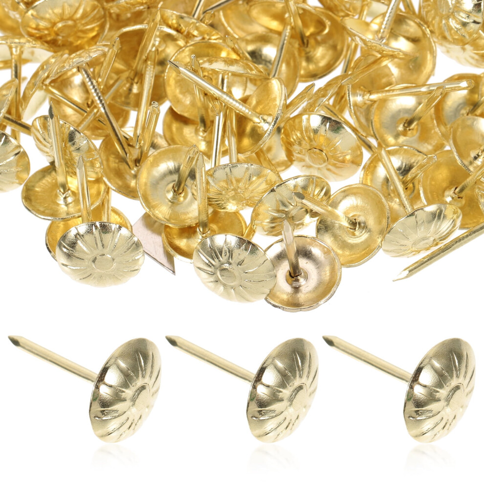 300Pcs Iron Upholstery Tacks Furniture Upholstery Nails Vintage Push Pin 9027700625785