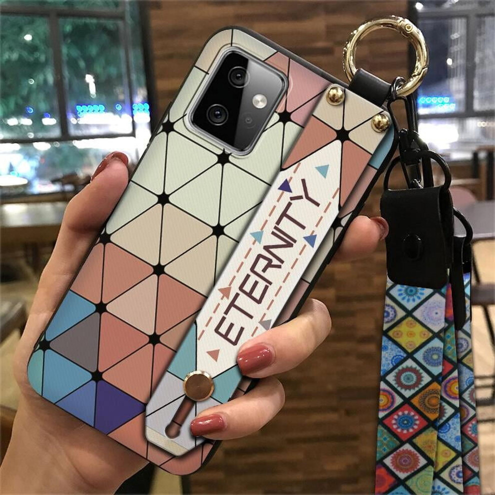 Shockproof Silicone Phone Case For Moto G Power 5G 2023, With Wrist Strap, Dust-Proof, Kickstand, Anti-Knock, Chinese-Style Ring 9027700622708