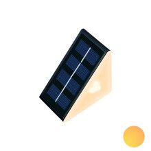 Outdoor Solar Step Lights, Warm White & RGB, IP67 Waterproof, 8-12H Auto On/Off, No Wiring — Compatible with Patio/Yard/Christmas