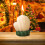 Christmas scented wool mini gloves candle 1 piece 4