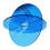 Acrylic Minimalist Vase Blue Geometric Small 10