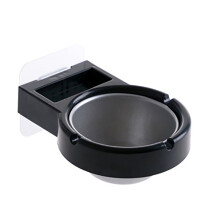Wall Mount Cigarette Ashtray with Ash Cylinder Holder – Portable Indoor/Outdoor Smoking Accessory for Men, Home, Office, Patio