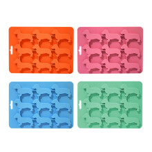 Boutique Big Clearance Dessert Mold Dog Shape Puppy Shaped Chocolate Half Muffin Silicone Cake Baking Cookie Cake Mould
