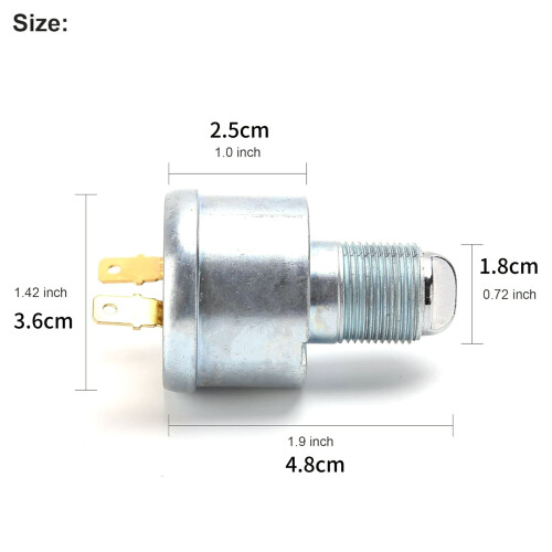 2 Position Ignition Switch with Keys for EZGO Golf Carts Utility Vehicles 1981 Current 1