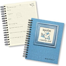Guided Journal by Journals Unlimited Blue Hard Cover 7.5 x