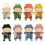 Soft Plush Doll Winter Outfit Set with Knit Hat and Sweater 4