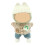 Soft Plush Doll Winter Outfit Set with Knit Hat and Sweater 5