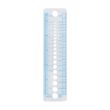 2026 Clearance Colorful Plastic Ruler Set: Measuring, Knitting Gauge & Geometric Template – Compatible with Student Use